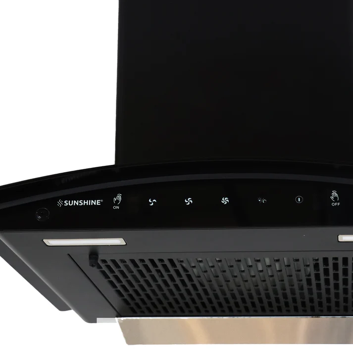 Sunshine Vitara 60 Wall Mounted Filterless Auto Clean Chimney - Image 3