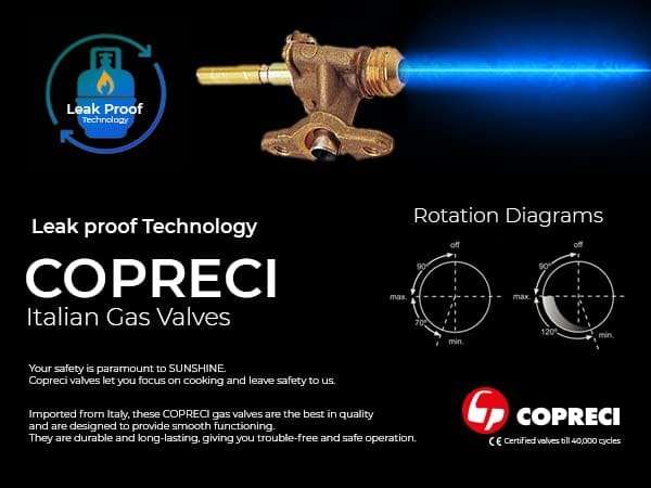 Sunshine Slimmest Magnite 4 Burner Glass Hob Top Cooktop Manual Ignition (PNG) - Image 10