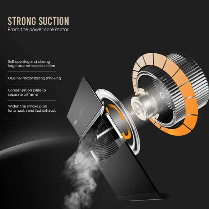 Sunshine Kosmo Plus-60 Wall Mounted Designer Auto Clean Hoods Chimney - Image 8