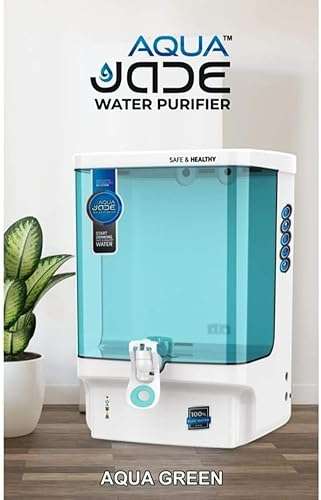 Aqua Jade RO Water Purifier with Active Copper RO + UV + UF + TDS Control + Pre Filter & Accessories, Premium RO Water Filter System for home 10 Ltrs, 8 Stage (Green) - Image 5