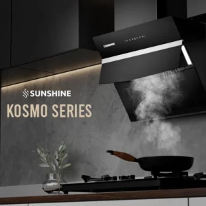 Sunshine Kosmo Plus-60 Wall Mounted Designer Auto Clean Hoods Chimney