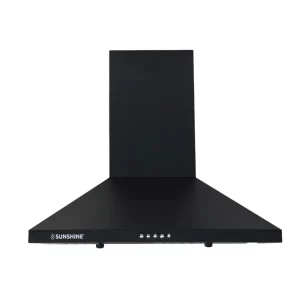 Sunshine VS2 Pro-60 Black Wall Mounted Decorative Hoods Chimney